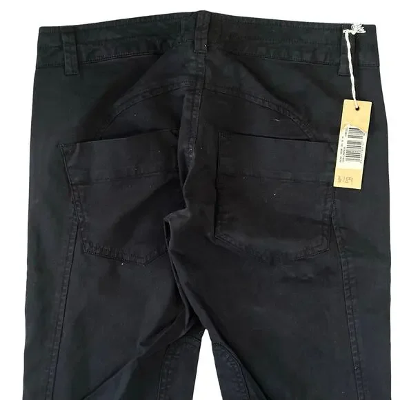 Diesel CIRYX-S Pantaloni Black Slim Fit Moto Utility Chino Pants Sz 26 NWT $189 - Picture 4 of 8
